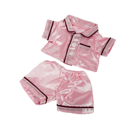 8" Pink Satin PJs