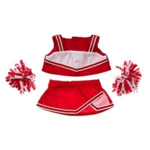 16" Red & White Cheerleader
