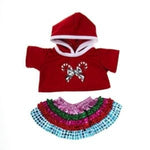 16" Candy Cane Hoodie and Skirt