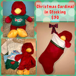 Christmas Cardinal Stocking Kit