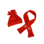 16" Red Hat & Scarf